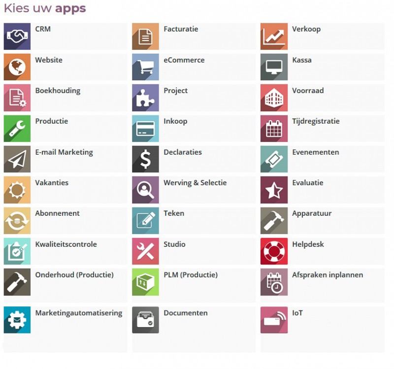 Odoo apps